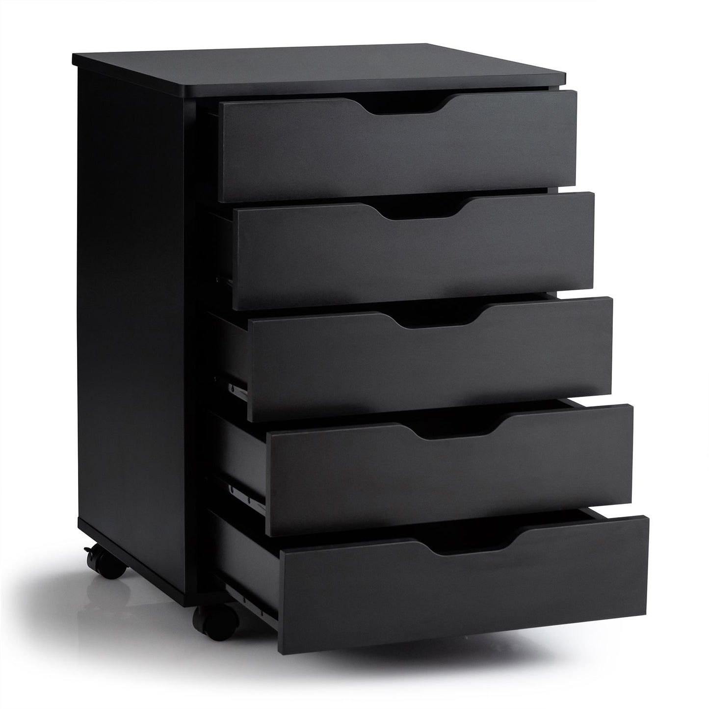5 Drawer Chest with Wheels for Home and Office