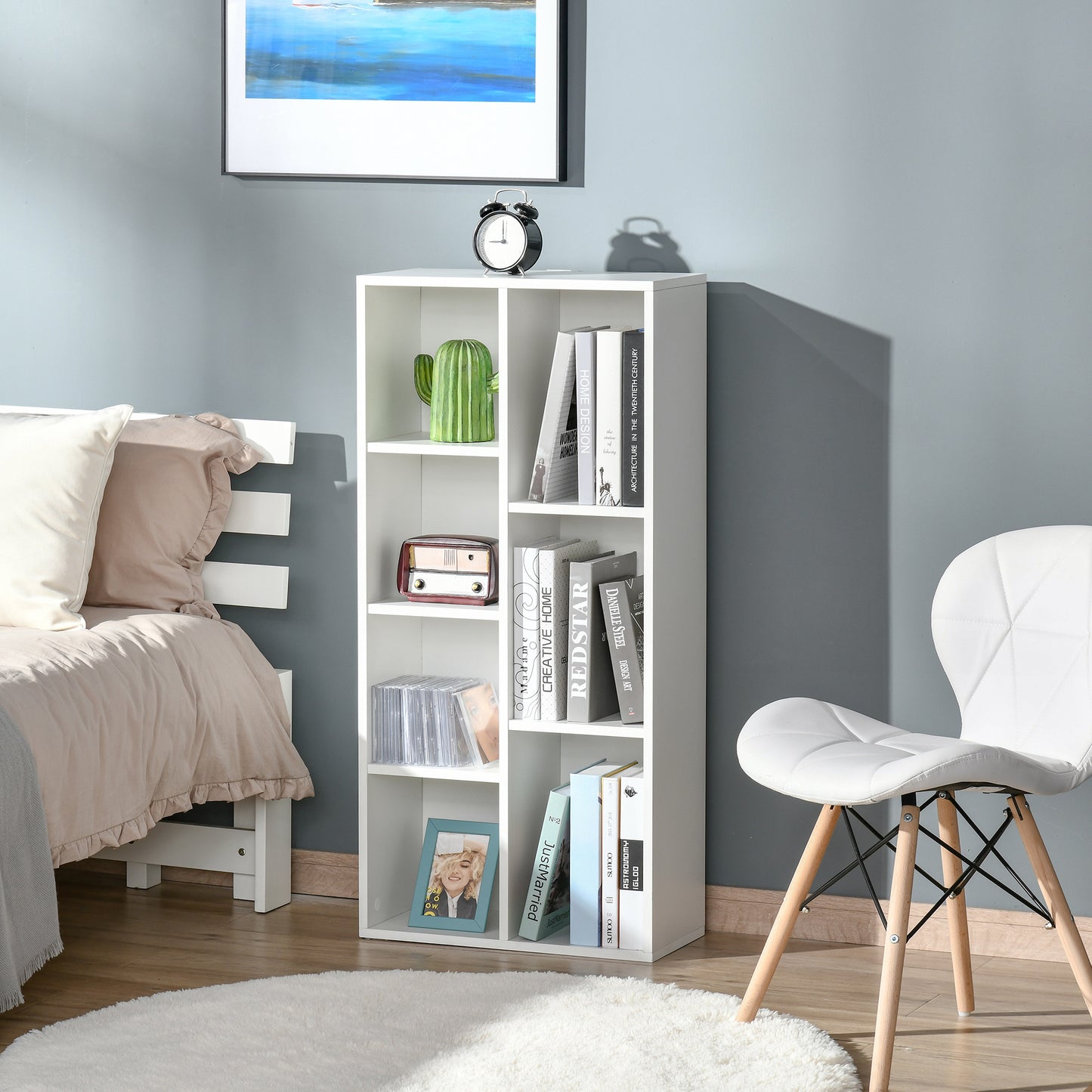 Bookcase Modern Bookshelf Cabinet for Home Office