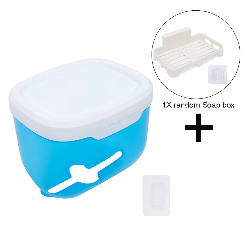 Punch-Free Toilet Paper Box Tissue Box Waterproof Mobile Phone Storage Toilet Paper Storage Rack Tissue Bathroom Supplies