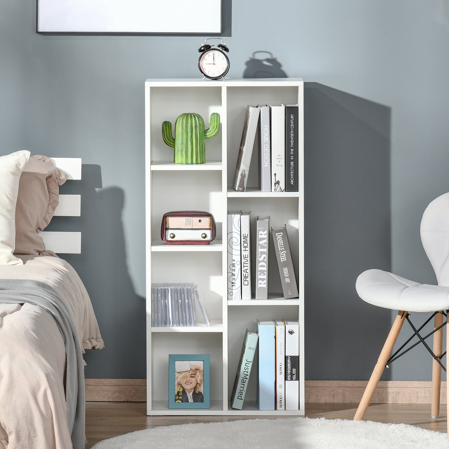 Bookcase Modern Bookshelf Cabinet for Home Office