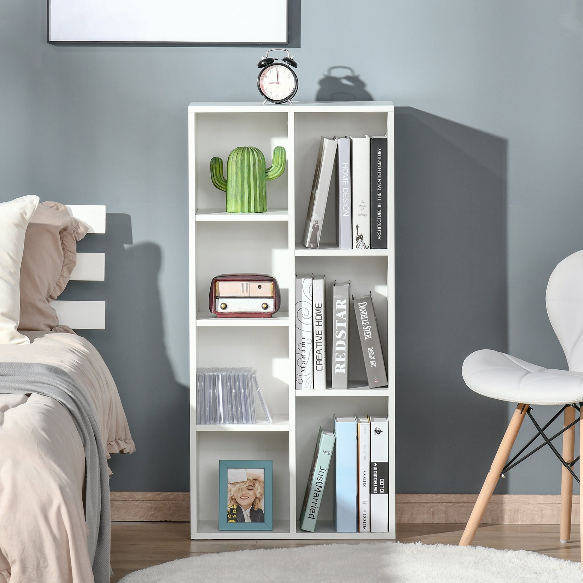 Bookcase Modern Bookshelf Cabinet for Home Office