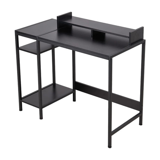 Office Desk with Monitor Stand Home Office Portable Work Studying Table, 100Cm Wx 46Cm D X 84Cm H