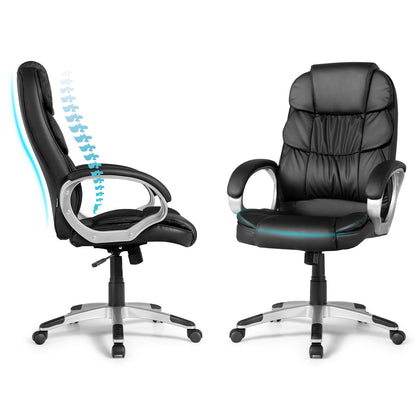 Executive Office Chair with Adjustable Height for Home Office Meeting Room