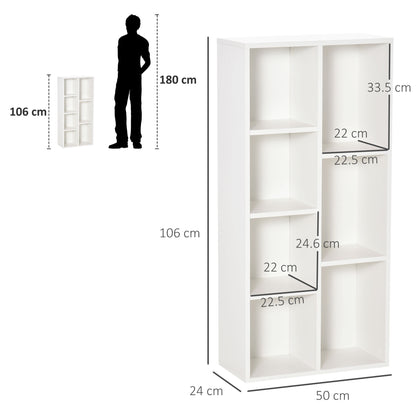Bookcase Modern Bookshelf Cabinet for Home Office