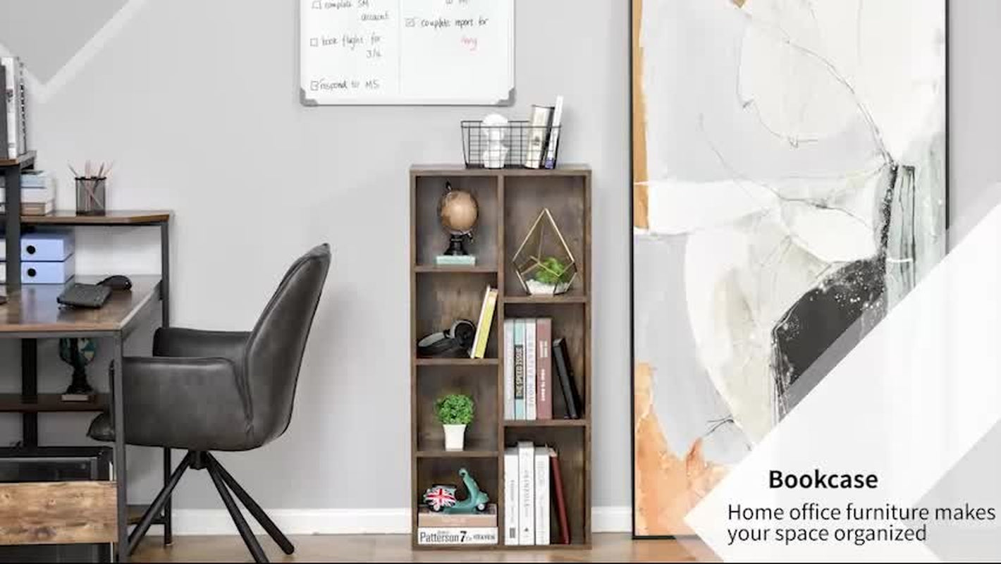 Bookcase Modern Bookshelf Cabinet for Home Office