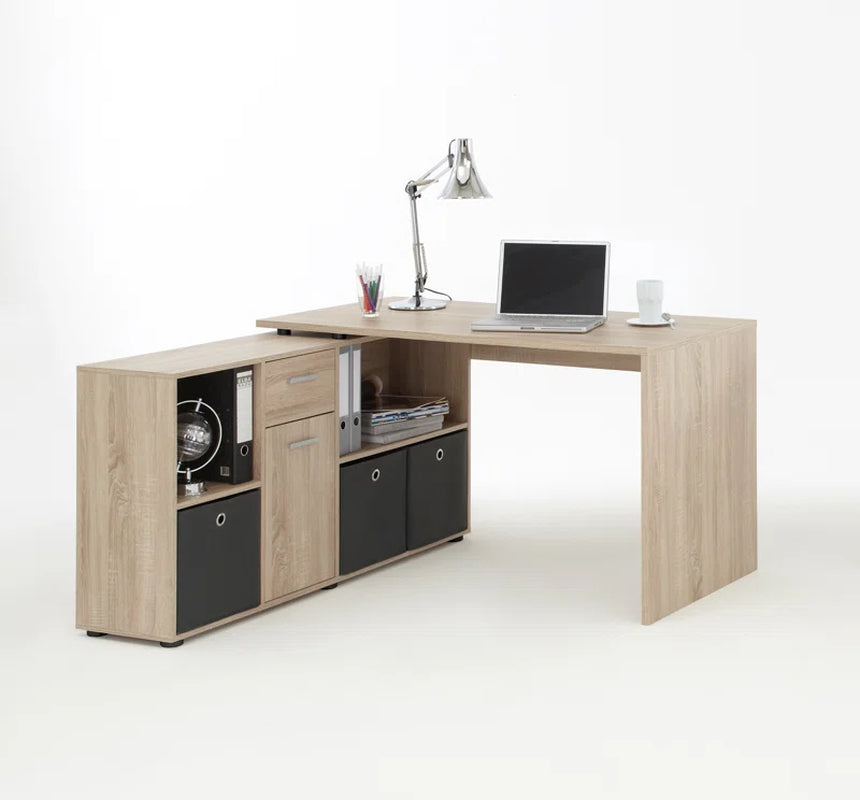 Elizabeth 2 L-Shaped Writing Desk Office Set