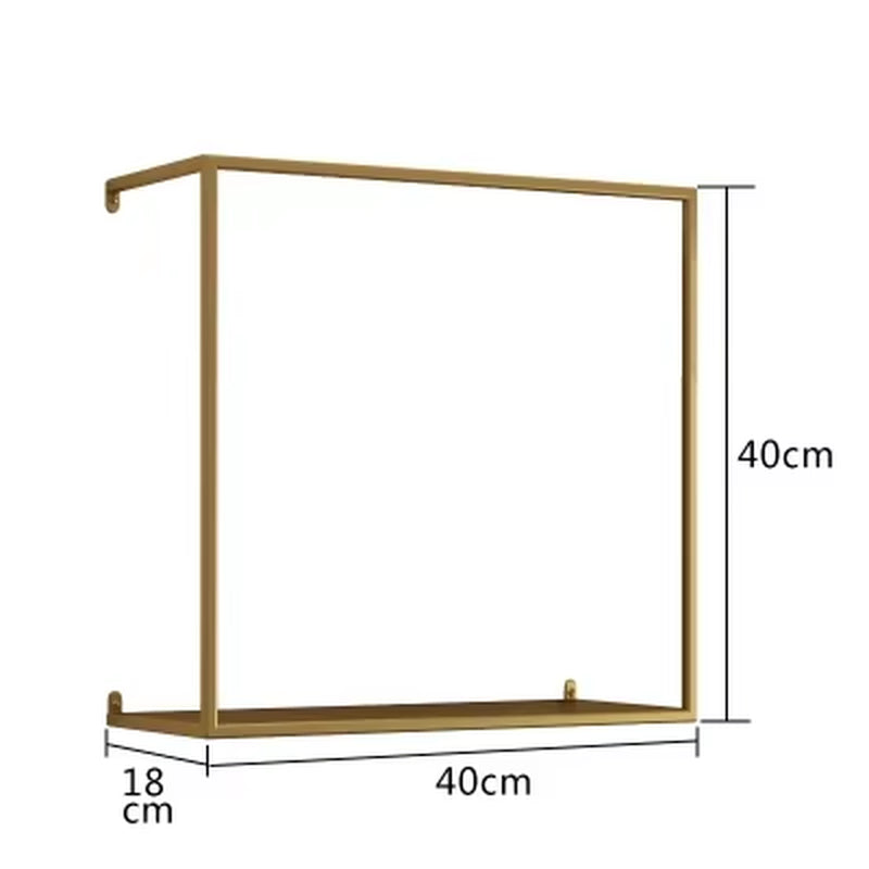 Wall Wrought Iron Shelf Home Storage Rack Living Room Shelf Background Wall Decoration Partition Potted Plant Frame Book Rack