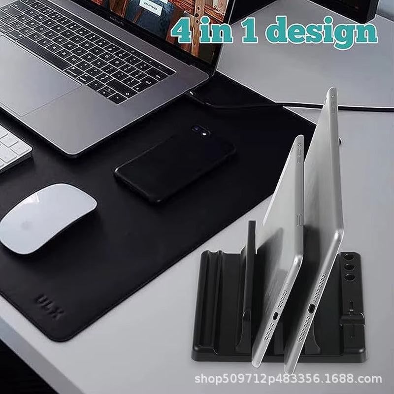 Office Laptop Stand Vertical save Desktop Space Easy to Place Computer Accessories Scalable Width Office Desk Storage