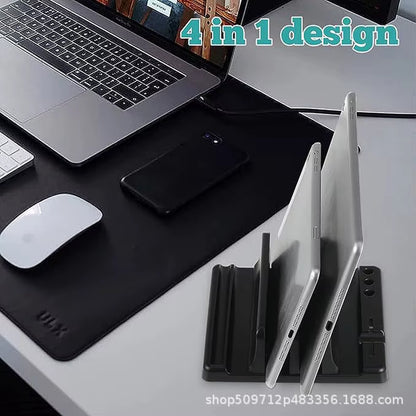 Office Laptop Stand Vertical save Desktop Space Easy to Place Computer Accessories Scalable Width Office Desk Storage