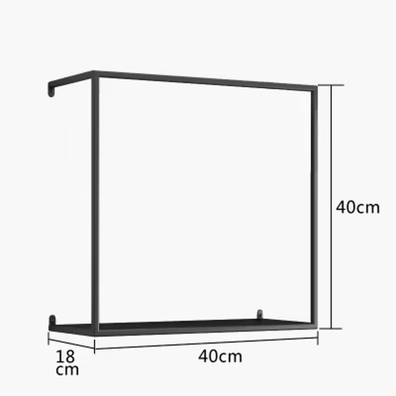 Wall Wrought Iron Shelf Home Storage Rack Living Room Shelf Background Wall Decoration Partition Potted Plant Frame Book Rack