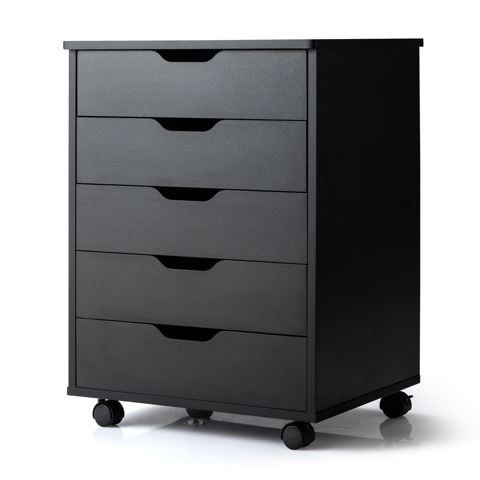 5 Drawer Chest with Wheels for Home and Office
