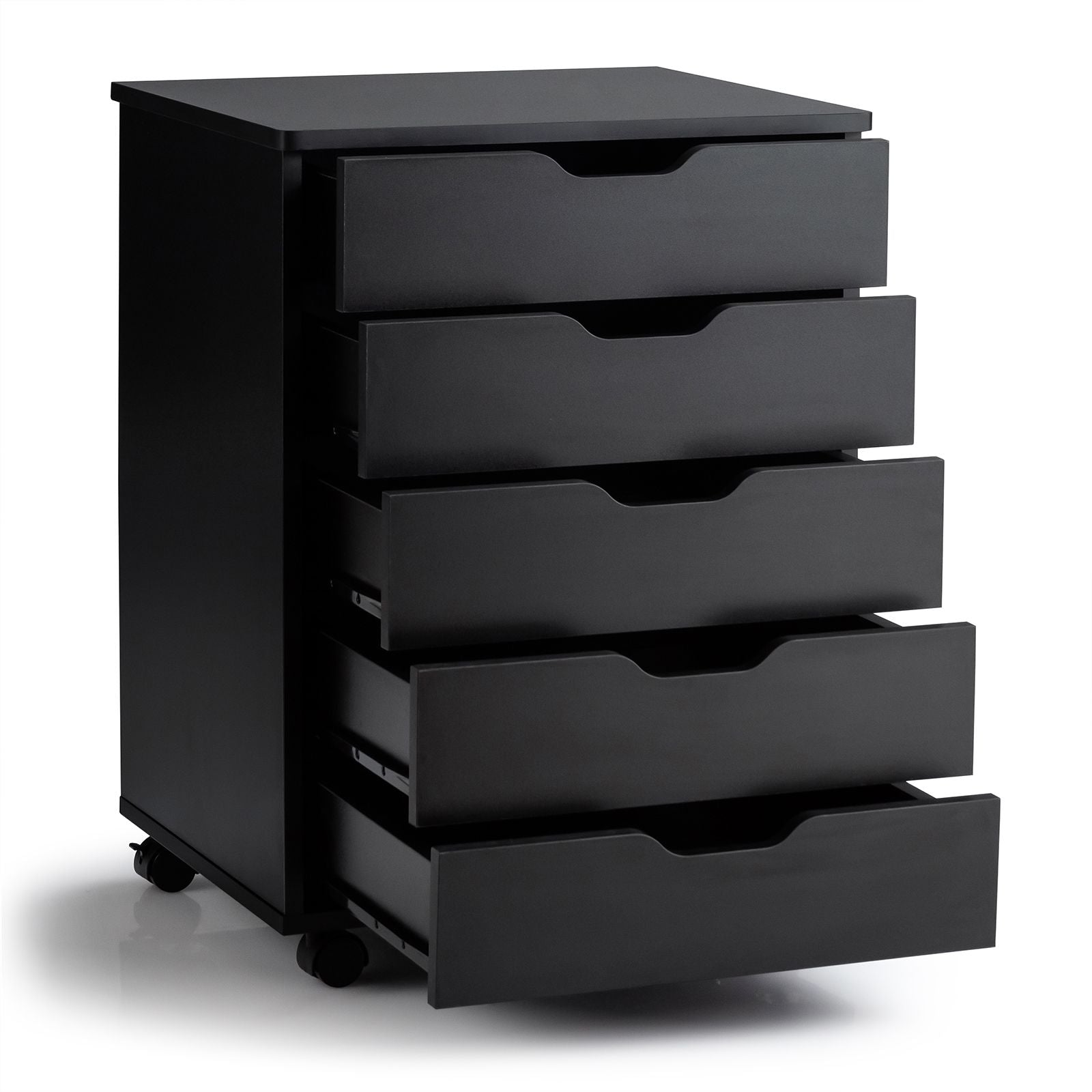 5 Drawer Chest with Wheels for Home and Office