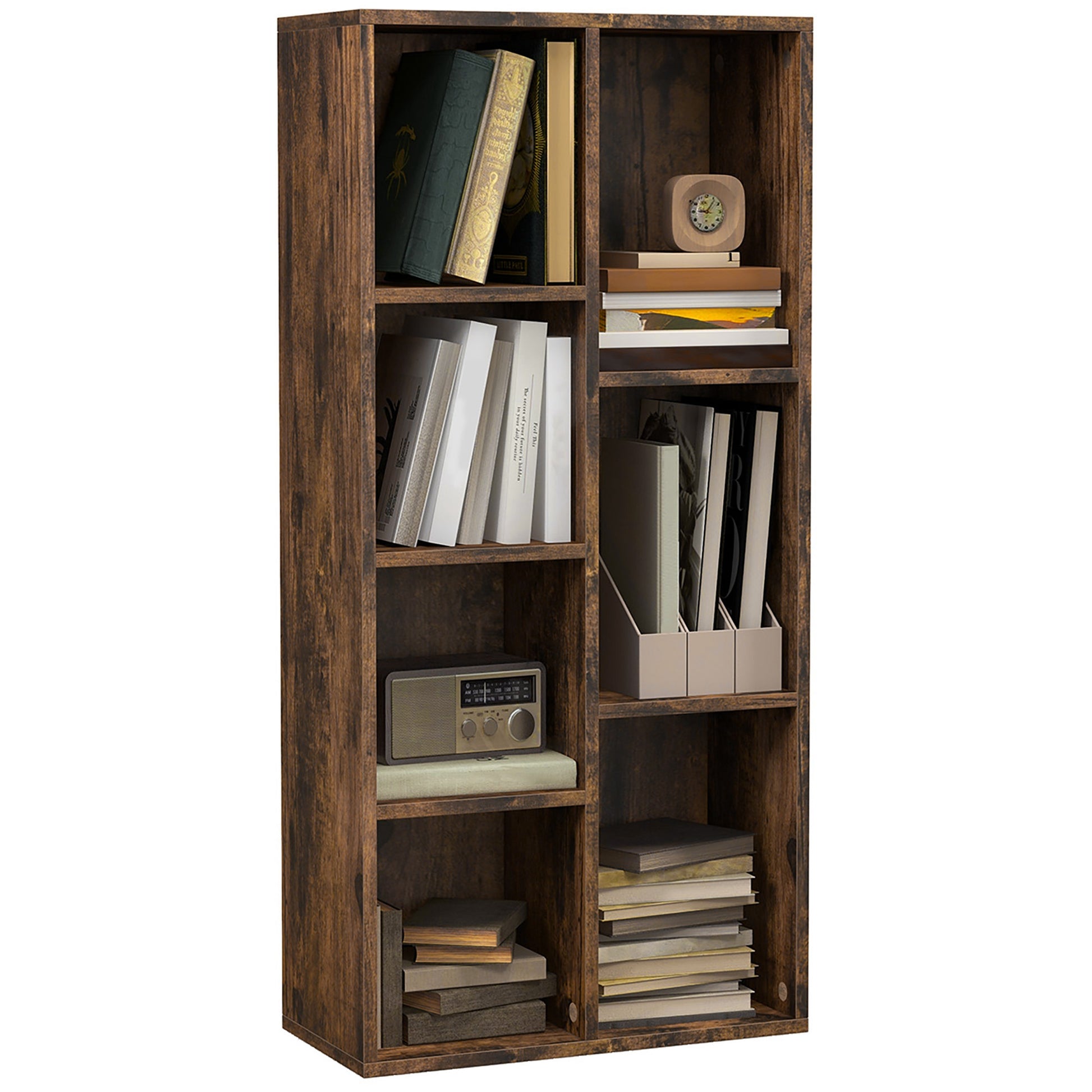 Bookcase Modern Bookshelf Cabinet for Home Office