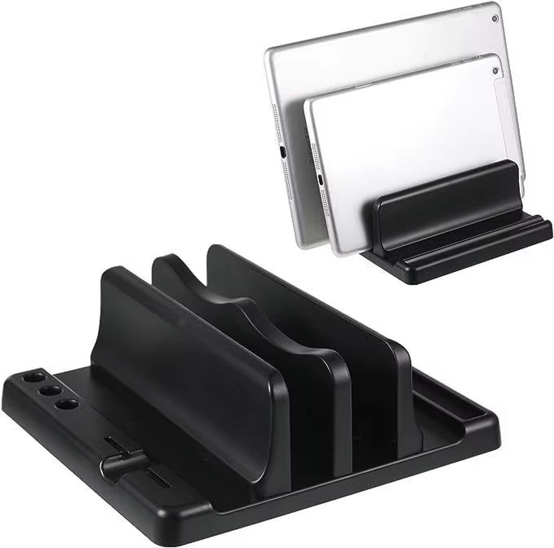 Office Laptop Stand Vertical save Desktop Space Easy to Place Computer Accessories Scalable Width Office Desk Storage