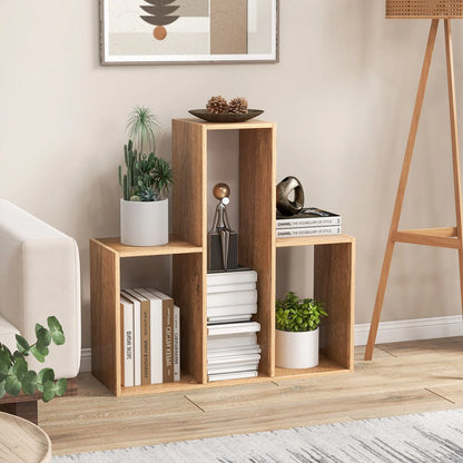 Concave/Convex Bookshelf for Living Room Bedroom Study Office