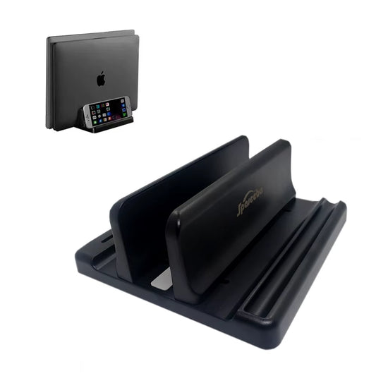 Office Laptop Stand Vertical save Desktop Space Easy to Place Computer Accessories Scalable Width Office Desk Storage