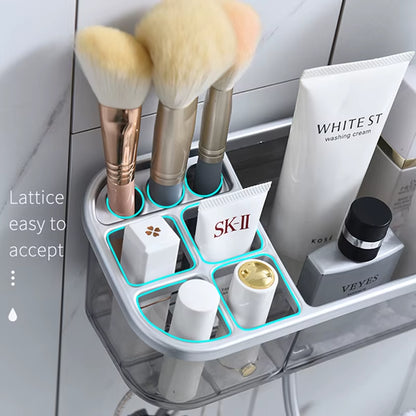 MUSAMBAN Bathroom Shelves Storage Organizer Rack Shower Shelf Wall Mount Shampoo Towel Bar Corner Holder Kitchen Accessories