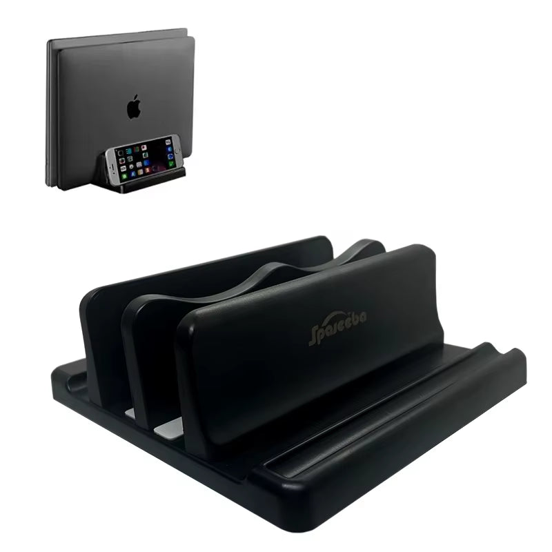 Office Laptop Stand Vertical save Desktop Space Easy to Place Computer Accessories Scalable Width Office Desk Storage