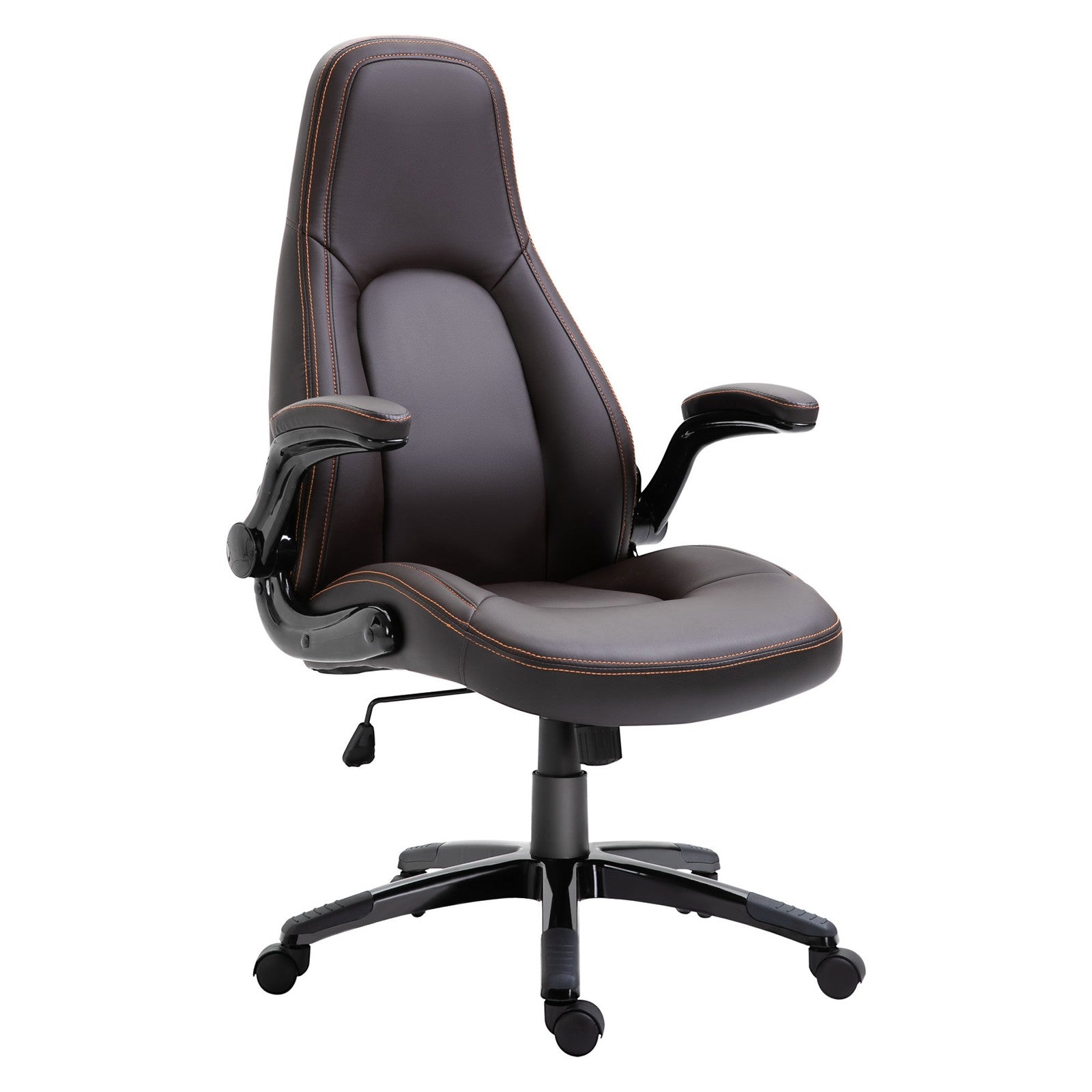 PU Leather Office Chair High Back Swivel Office Chair with Adjustable Height
