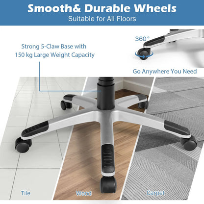 Executive Office Chair with Adjustable Height for Home Office Meeting Room