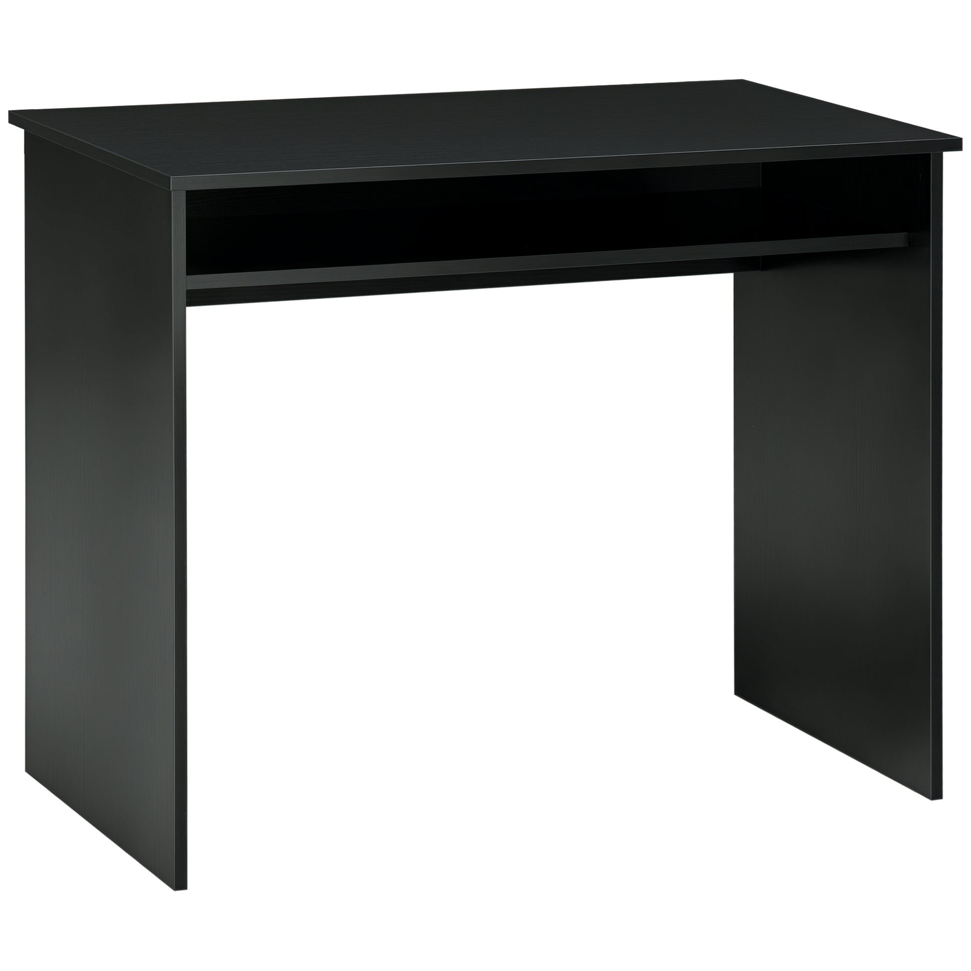 Writing Desk Laptop Table Workstation with Shelf Home Office